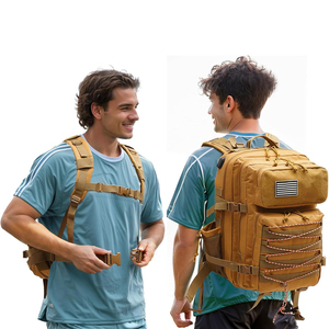 Mochilas tácticas con logotipo personalizado para senderismo, camping y viajes con ajuste ajustable de malla transpirable y etiquetas personalizadas - Product Image 6