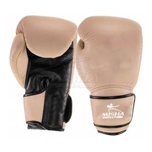 Gants de boxe en cuir léger de qualité supérieure, confortables, logo personnalisé, équipement d'arts martiaux, vente chaude MISHA SPORTS & FITNESS MSF-208 - Product Image 1