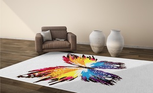 Conjunto de alfombra de área de pila media resistente al fuego respetuoso con el medio ambiente de estilo persa de lana anudada a mano de alta calidad diseño de patrón abstracto - Product Image 6