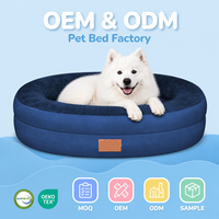 Lit orthopédique pour chien en éponge naturelle, confort premium, canapé pour animaux de compagnie, taille XL, pour grands chiens, intérieur, détente, automne-hiver, chats, directement de l'usine