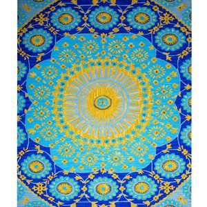 พรมขนสัตว์ทำด้วยมือขนาดใหญ่ลายนามธรรมทันสมัยคุณลักษณะป้องกันไฟฟ้าสถิตย์สำหรับห้องนั่งเล่นในบ้านและห้องนอนใช้ในรถยนต์ - Product Image 3