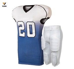 Conjunto de camiseta de fútbol americano de poliéster sublimado de gran tamaño Unisex al por mayor, ropa de tenis personalizada para adultos, equipos juveniles, gran oferta - Product Image 5