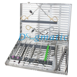 Juego de 11 Instrumentos Dentales Manuales Reutilizables para Implantes de Composite con Estuche de Acero Inoxidable - Product Image 6