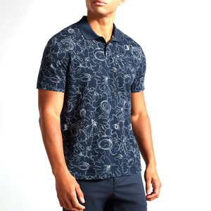 Vente en gros logo personnalisable imprimé 100% coton décontracté pour chemises pour hommes-respirant à manches courtes - Product Image 1