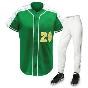 Uniforme de Béisbol Personalizado de Color Sólido, Secado Rápido, Transpirable, con Cuello en V y Logotipo Personalizado, Ropa de Equipo de Alta Calidad en Venta - Product Image 4