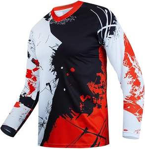 Maillot de Motocross pour Hommes et Jeunes, Manches Longues, Vélo de Montagne, Chemise pour BMX, Moto MX, Course Tout-Terrain, Vêtement Respirant - Product Image 4