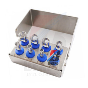 El último kit Dental Burs Trephine 8 PCs Herramientas para la extracción de dientes expertos e instrumentos de cirugía de implantes - Product Image 2