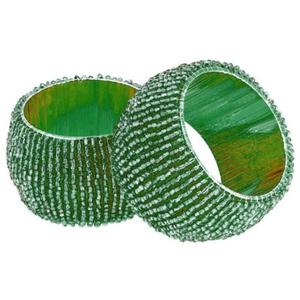 Nature-Inspired <b>Resin</b> Napkin <b>Rings</b> with Carved Floral Designs for Wedding and Party Table Settings Outdoor Events - Product Image 3