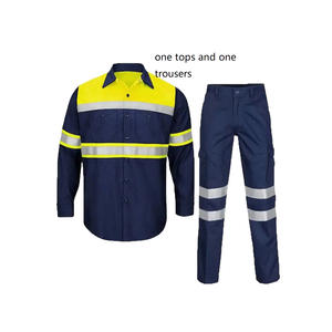 Personnalisable Durable Extérieur Usine Vêtements De Sécurité Ignifuge Veste Pantalon Costume pour Construction Travail Activités De Plein Air - Product Image 4