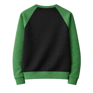 Sudadera Negra con Cuello Redondo y Mangas Raglán 08 Legacy, Ropa de Hermandad Griega, Sudadera Rosa y Verde para Mujer, Invierno, Personalizada - Product Image 6