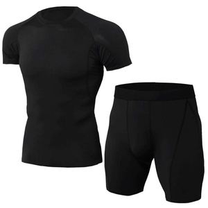 Conjunto Deportivo de Compresión para Hombre, Talla Grande, Transpirable, de Secado Rápido, para Gimnasio, Fitness, Entrenamiento, con Logotipo Personalizado, OEM, Pantalones Cortos - Product Image 1