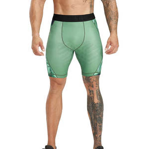 Shorts de compression pour hommes de haute qualité fabriqués au Pakistan, taille élastique, couleur unie, décontractés, en polyester, vente en marque privée - Product Image 1