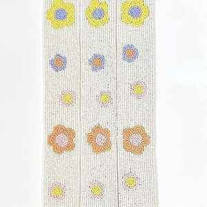 Handmade Seed Beads Beaded Embroidery <b>Bag</b> Strap Custom Design Fashion Seed Beads Embroidery <b>Bag</b> Strap With Patterns - Product Image 5