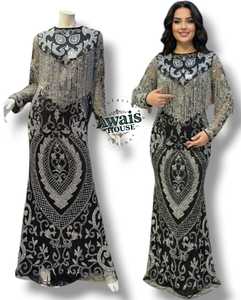 Vestido de Fiesta de Cristal Estilo Imperio, Vestidos de Noche de Moda con Cuentas Bordadas, Tela de Encaje de Lujo, Largo hasta el Suelo, Corte en A para Fiestas de Mujeres - Product Image 2