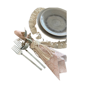 Anneau de qualité différente Western Restaurant Serviette Bouton Tissu Anneau Tissé Bouffée Herbe Repas Anneau - Product Image 5