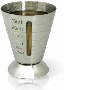 จิ๊กเกอร์โลหะสำหรับตวงเครื่องดื่มค็อกเทล,ตวงเครื่องดื่มค็อกเทลขนาด25มล.-10มล. สำหรับใช้ในบ้านเข้าค่าย - Product Image 6