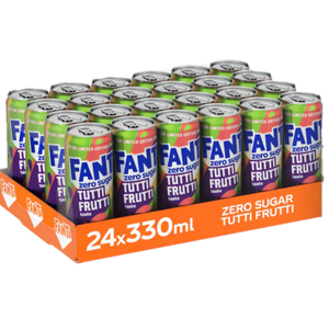 Venta caliente Fantaa Tutti Frutti Zero Sugar 24x250ml, precio de fábrica, refresco de calidad superior, venta al por mayor, bebida refrescante - Product Image 2