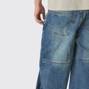 Wholesale Baggy Tactical Cargo Pants <b>Men</b> Streetwear Convertible Detachable Shorts Custom <b>Work</b> Denim Trouser <b>Jeans</b> Summer Wear - Product Image 6