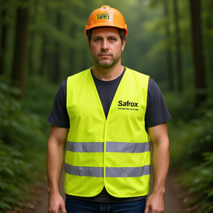 Gilet Riflettente Safrox RPET: Gadget Sostenibili per Sicurezza e Sopravvivenza - Product Image 3