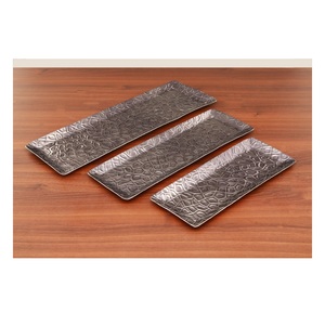 Top tendance Texture martelée métal salade fruits noix plat de service vente chaude pour la cuisine de tous les jours et fêtes de mariage - Product Image 1