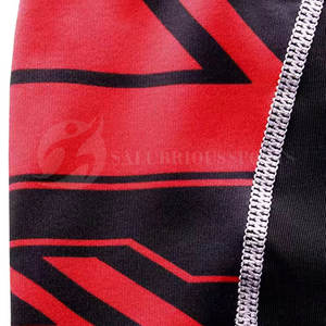 กางเกงขาสั้นรัดรูปผู้ชาย - เอวยางยืด ดีไซน์เรียบง่าย ปรับขนาดได้ ผลิตจากโพลีเอสเตอร์ แห้งเร็วและระบายอากาศได้ดี เหมาะสำหรับออกกำลังกายและวิ่ง - Product Image 5