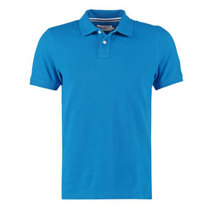 2023 nouveauté hommes Golf pour polos Logo brodé 100% coton uni à manches courtes nouveauté tissu tricoté solide - Product Image 1