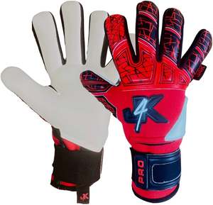 Guantes de portero de fútbol Guantes de portero de cuero con agarre de grado profesional - Product Image 4