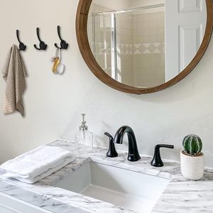 ตะขอแขวนเสื้อสามแฉกสำหรับงานหนักตะขอแขวนเสื้อโค้ทแบบสกรู36ตัวสำหรับเสื้อผ้าขนาดใหญ่ - Product Image 3