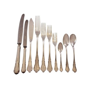 Juego de cubiertos de latón macizo de 10 piezas con juego de cubiertos de bajo costo pulido mate para cocina y mesa para fiestas - Product Image 1