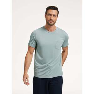 Men‘s Bamboo Modal Cotton Sleepwear Round Neck Lounge Wear Sets <b>Pjs</b> Custom Pajamas Loungewear Pyjamas - Product Image 4