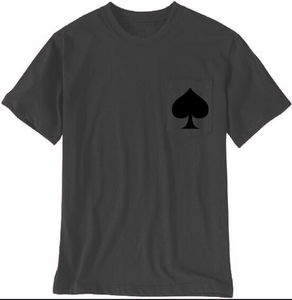 T-shirt vert à manches courtes pour homme avec impression personnalisée sur la poche, coupe classique, col rond, jersey en coton - Product Image 2