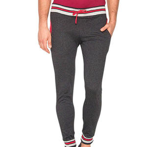 กางเกงลำลองสำหรับผู้ชายสีทึบกางเกงของผู้ชายกางเกงผู้ชายทรงตรงโค้ง - Product Image 1