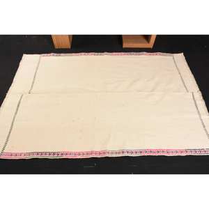 Alfombra de lana turca Vintage moderna Beige 4x6ft diseño de retales de tejido plano para decoraciones de sala de estar nuevo producto - Product Image 3