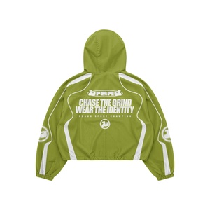 OEM Factory Custom Waterproof Hooded Streetwear Solid Polyester Lightweight Sweatsuit Jogging Zip UpHoodie Windbreaker Tracksuit - Product Image 5