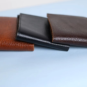 Cartera de Cuero para Hombre, Hecha a Mano, con Cierre Plegable, de Cuero Genuino, Multifuncional, para Tarjetas y Efectivo - Product Image 3