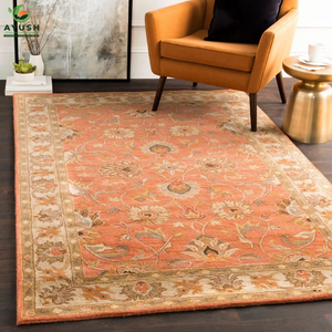Tapis en laine de luxe modernes, tapis en laine faits à la main pour salon, chambre et salle de séjour - Product Image 1