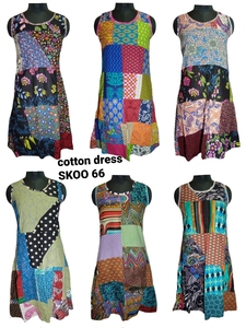 Maxi vestido bohemio 100% de algodón con cuello en V para mujer, parche explosivo, patrón de botones de encaje, transpirable, tamaño libre, ¡pida ahora! - Product Image 2