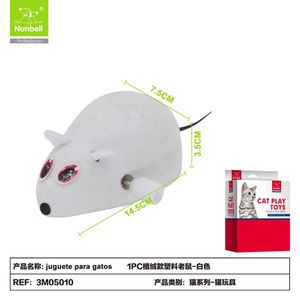 Juguete de Peluche Interactivo y Duradero para Gatos, Suministros para Mascotas al por Mayor, para Gatos de Interior - Product Image 1