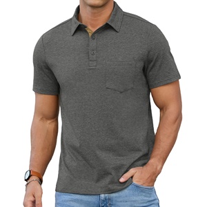 Camisetas Polo de Algodón Nuevas de Verano para Hombre, Ropa Casual de Calle, Camisetas Polo con Botones para Hombre, HECHAS POR BS 2027 - Product Image 2