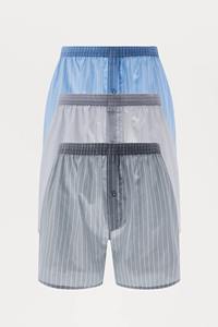 Boxers classiques à carreaux OEM pour hommes, ceinture élastique, sous-vêtements en coton, shorts respirants, grande taille, amples, confortables pour hommes - Product Image 5