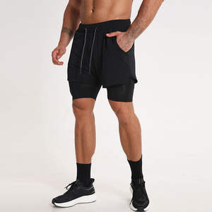 High Quality Custom Gym Shorts For Men Slim Fit Or Relaxed Fit Stretchable Material For All Kind Of <b>Physical</b> Activities - Product Image 5