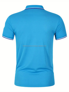 La Camiseta de manga corta para hombre más vendida, polos largos de verano en línea de secado rápido hechos a medida, polos para hombre - Product Image 4