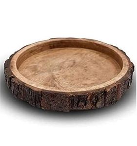 Bandeja de servicio de madera de diseño hecho a mano de una sola pieza con la mejor calidad y diseño a las mejores tarifas - Product Image 3