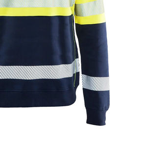 Sweat-shirt d'impression de bande réfléchissante en molleton de polyester de logo personnalisé de haute qualité - Product Image 6