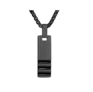 Pendentif en acier au titane pour hommes européens et américains Street Fashion Hip Hop Personnalité créative avec pierre de zircon pour les fêtes - Product Image 2