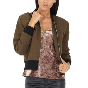 Nouvelle veste bomber pour femme coupe-vent respirante imperméable écologique à séchage rapide de qualité supérieure avec col et poignets côtelés - Product Image 1
