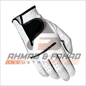 Guante de golf de cuero Cabretta personalizado diseñado por el fabricante, dedo completo, suave, pura flexibilidad, agarre antideslizante, transpirable, uso deportivo - Product Image 2