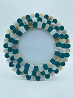 Bingkai Foto Vintage Mutiara Axiom Tiga Lapis Unik, Permintaan Tinggi, Warna Ukuran Dapat Disesuaikan, Buatan Tangan Ramah Lingkungan, Logo Kustom