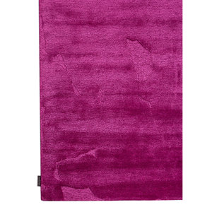 White Noise Hand Tufted <b>Wool</b> & Viscose Rug Pink & Purple Solid Striped Rectangle for Home Bedroom or Hallway-Model Tnq-3218 - Product Image 4