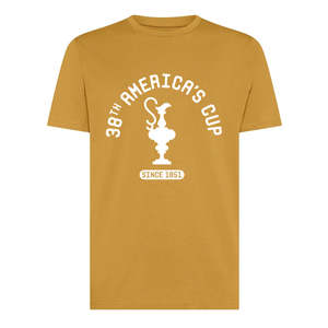 T-Shirt in Jersey 100% Cotone con Motivo America's Cup - Traspirante con Logo Stampato - Abbigliamento Streetwear - Product Image 1